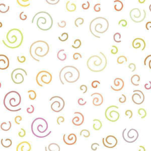 Pastel watercolor swirl pattern
