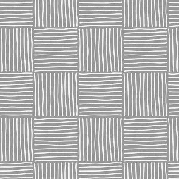 Abstract grey square pattern with white linear details