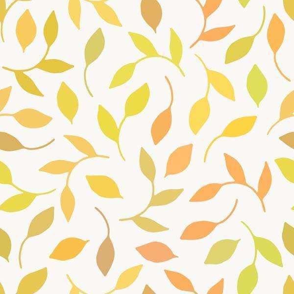 Assorted autumnal leaf pattern
