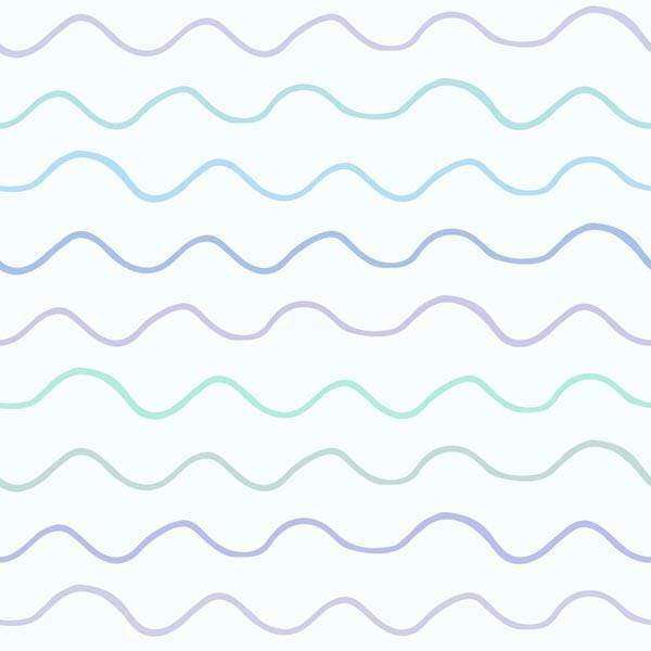Seamless wavy lines pattern