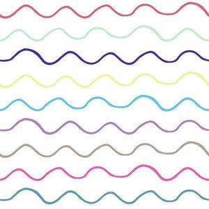Colorful wavy lines pattern