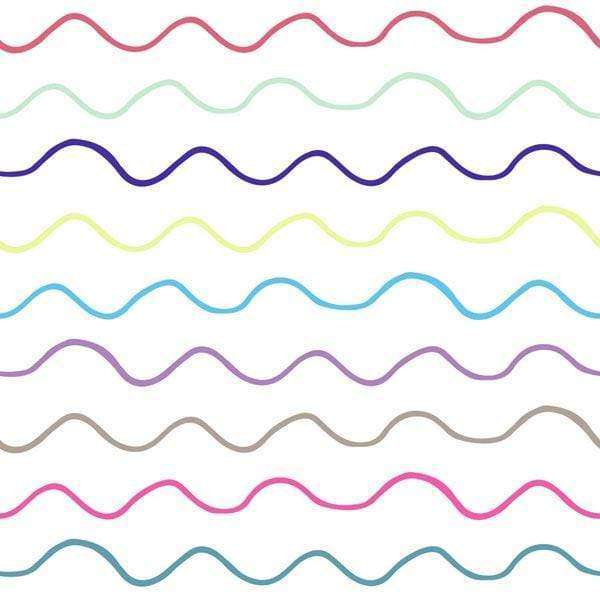 Colorful wavy lines pattern