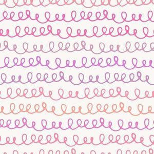 Seamless loopy pattern in shades of lavender and pink