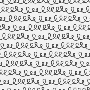 seamless gray infinity loop pattern on white background