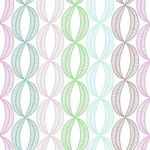 Abstract pastel pattern with overlapping geometric shapes
