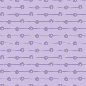 Purple button patterned fabric design