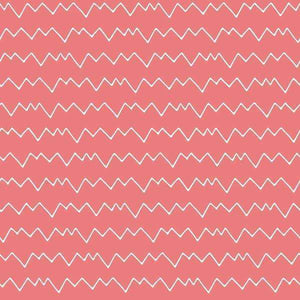 Pink zigzag pattern on a lighter pink background
