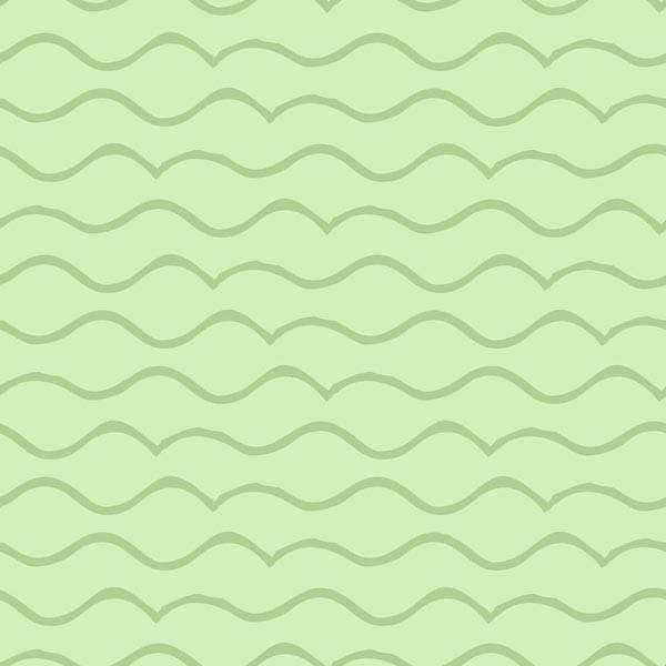 Seamless soft green wavy pattern