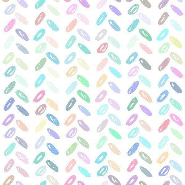 Assorted pastel-colored chain link pattern