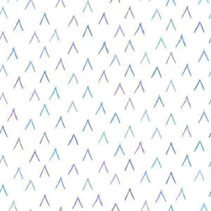 Seamless geometric triangle pattern in cool hues