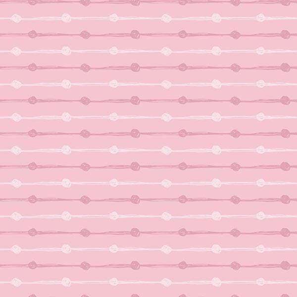Seamless pink pattern with white bowtie and dot accents