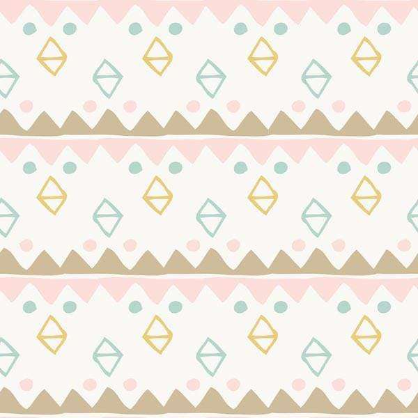 Abstract geometric pattern with pastel colors