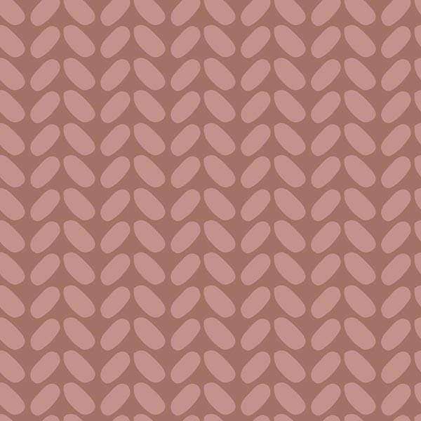 Abstract petal pattern in pink and taupe