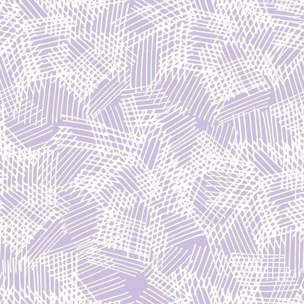 Geometric lavender and white abstract pattern