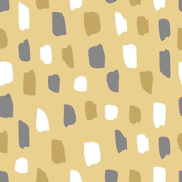 Abstract splatter pattern in beige and earth tones
