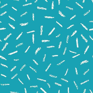Abstract teal background with white brushstroke pattern