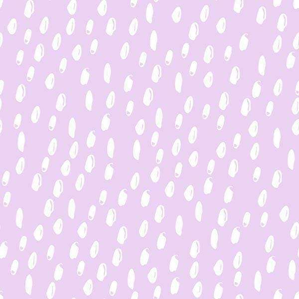 Light purple background with scattered white dash patterns