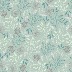 Elegant floral pattern with subtle pastel tones