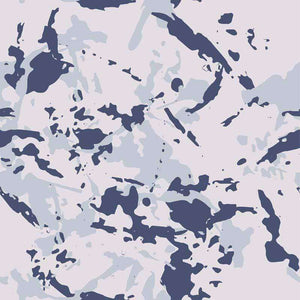 Abstract marbled pattern with splotches of various shades of blue and gray