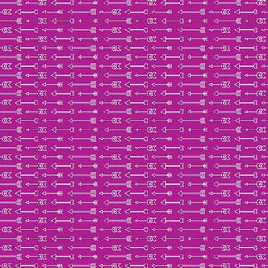 Geometric arrow pattern on a purple background