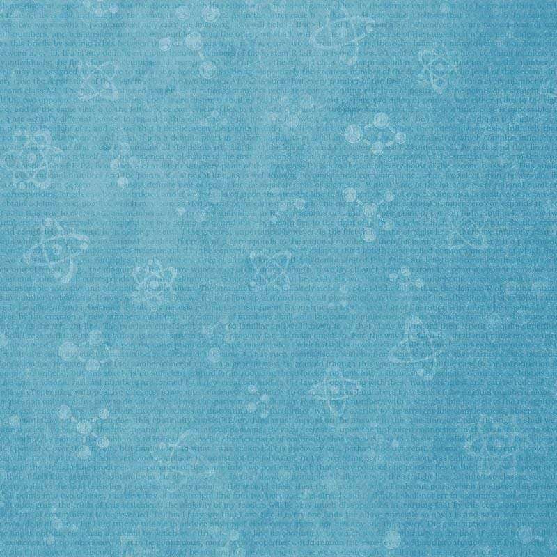 Subtle white floral patterns on a textured aqua blue background