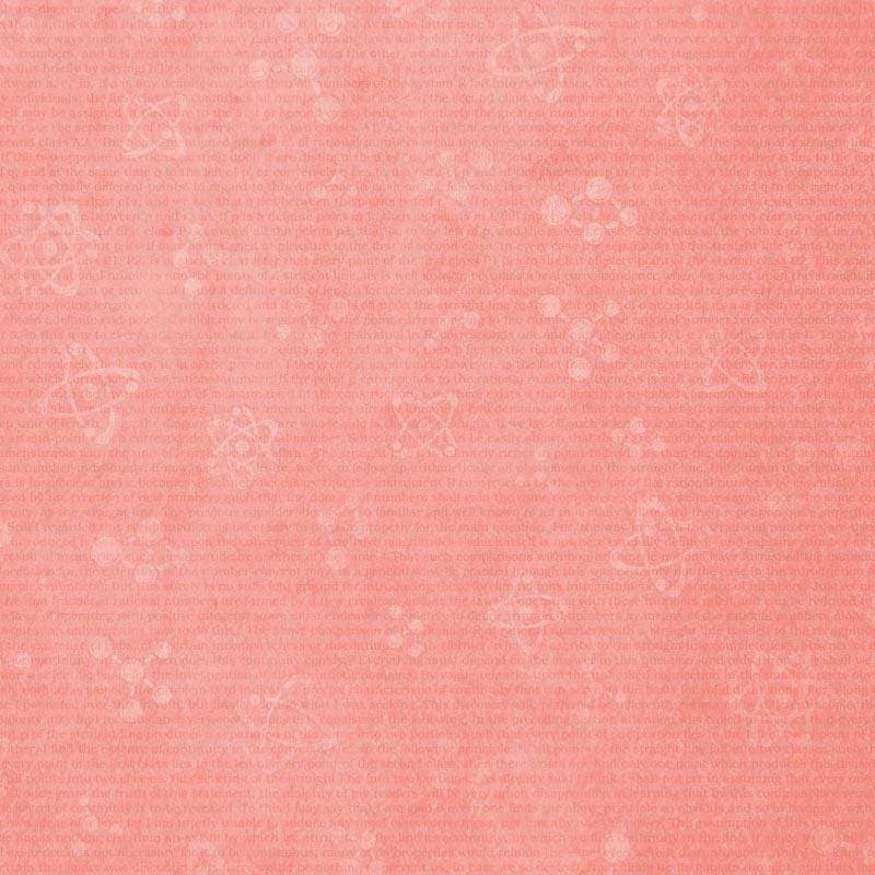Soft pink fabric with subtle floral and butterfly imprint