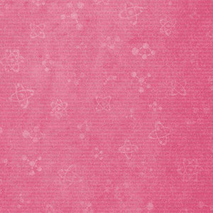 Subtle floral patterns on a rosy pink fabric