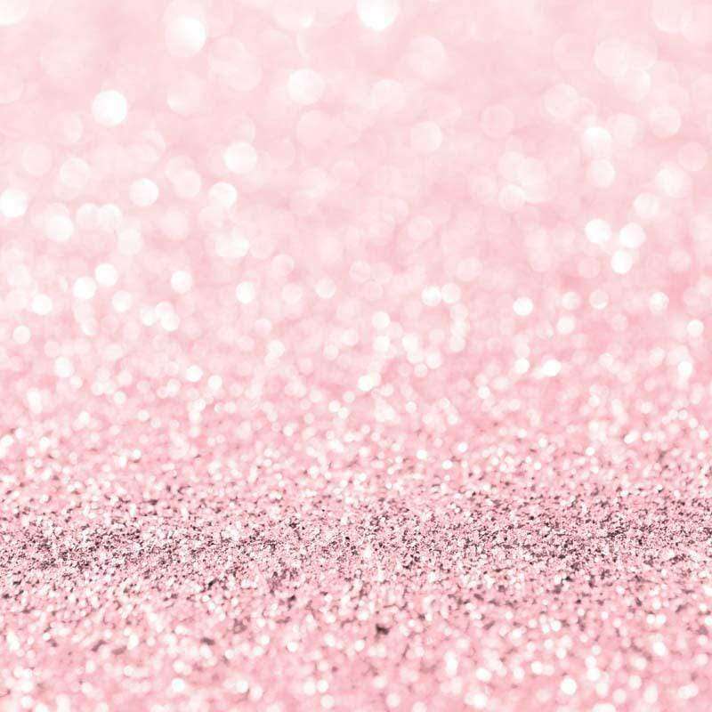 Pink glitter with soft bokeh effect