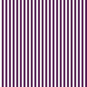 Uniform vertical purple and white stripes