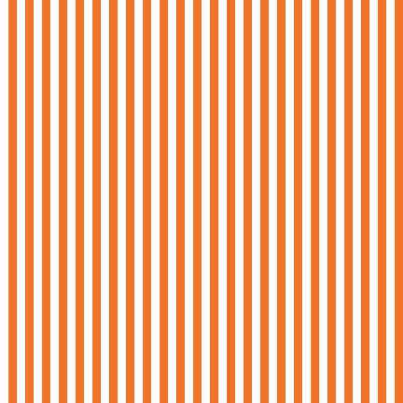 Vertical striped pattern in orange and cream