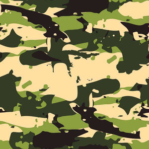 Abstract camouflage pattern with organic shapes
