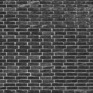 Black and white brick wall pattern