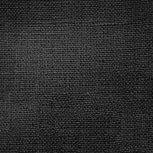 Close-up of a charcoal grey woven fabric texture