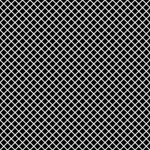 Black and white geometric lattice pattern