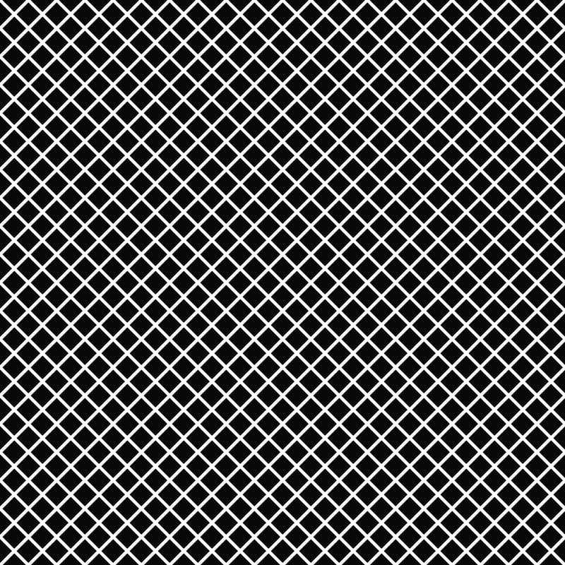 Black and white geometric lattice pattern