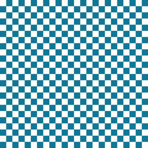 Classic blue and white checkered pattern