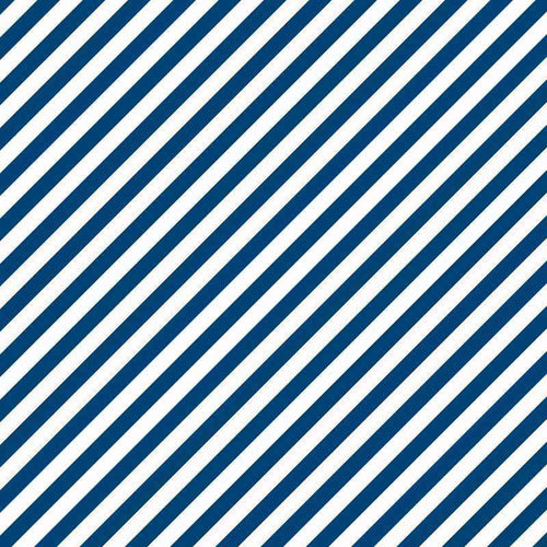 Blue and white diagonal striped pattern