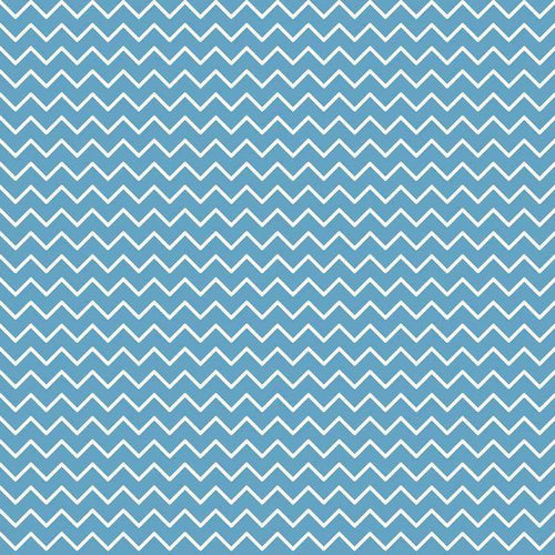 Blue and white zigzag pattern
