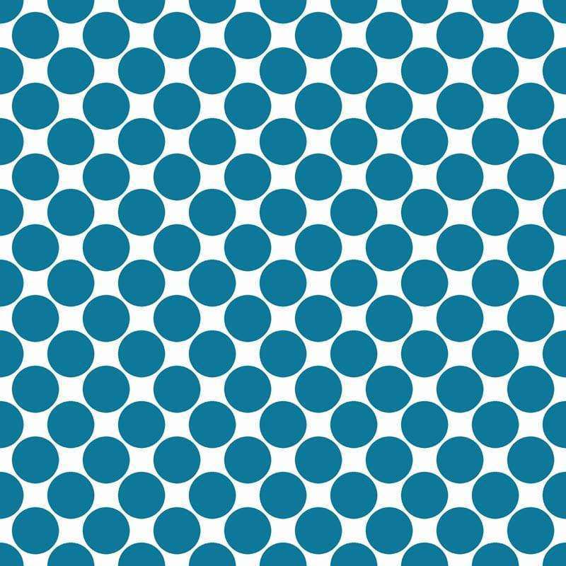 Teal blue circles on an off-white background