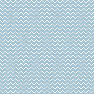 Repetitive blue chevron pattern on a pale backdrop