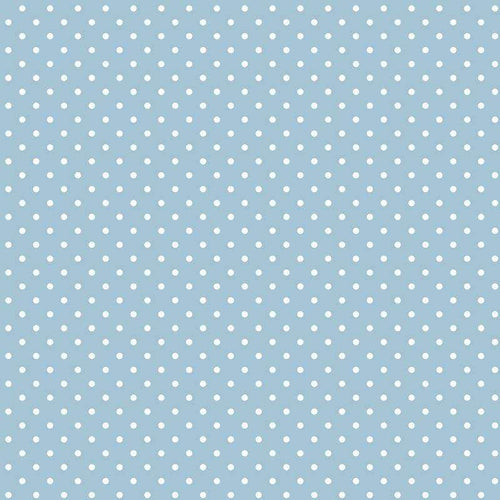 Light blue background with small white dots pattern