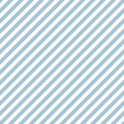 Diagonal blue and white striped pattern