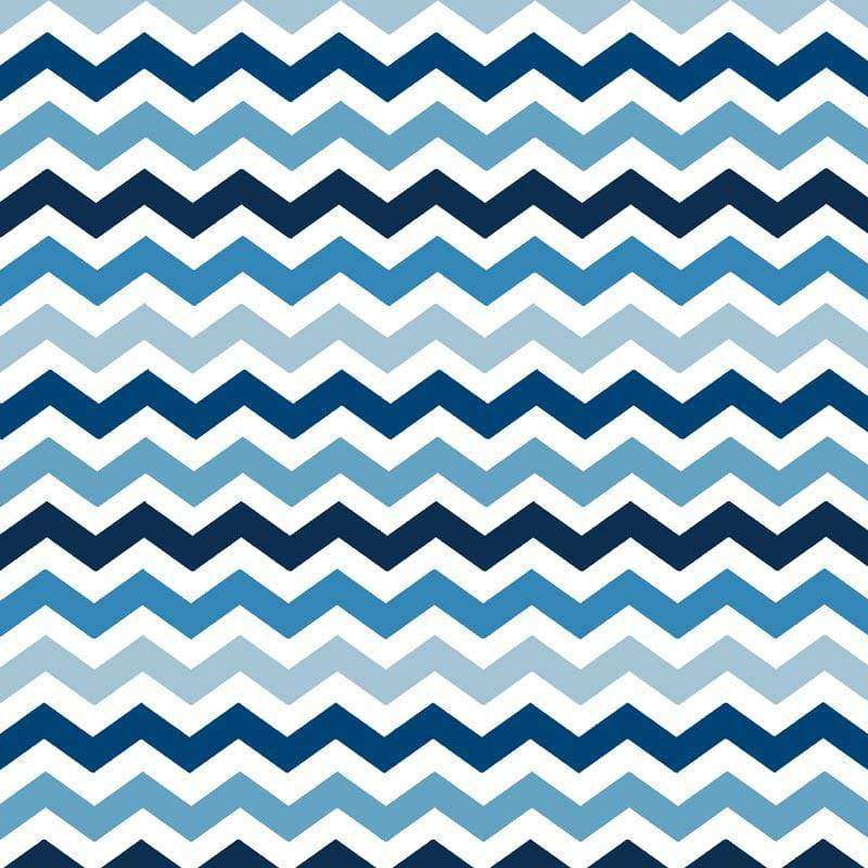 Seamless zigzag chevron pattern in varying shades of blue