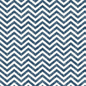 Navy and white distressed zigzag pattern