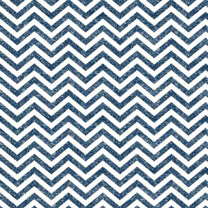 Navy and white distressed zigzag pattern