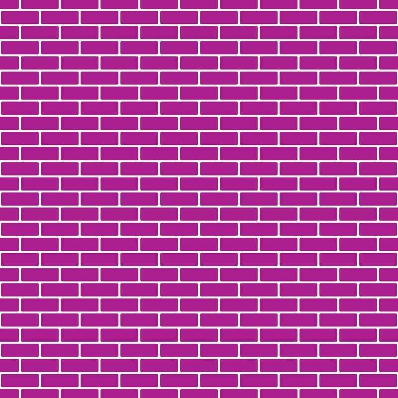 Seamless purple brick pattern on a dark background
