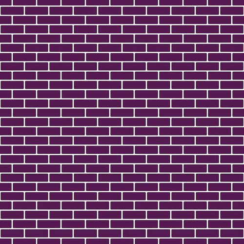 Seamless purple brick wall pattern