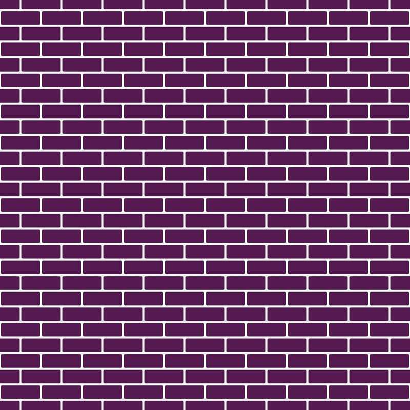 Seamless purple brick wall pattern