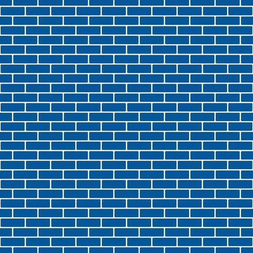 Seamless brick pattern in shades of blue