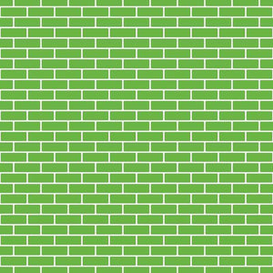 Seamless green brick pattern